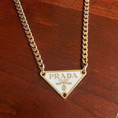 prada symbol necklace price